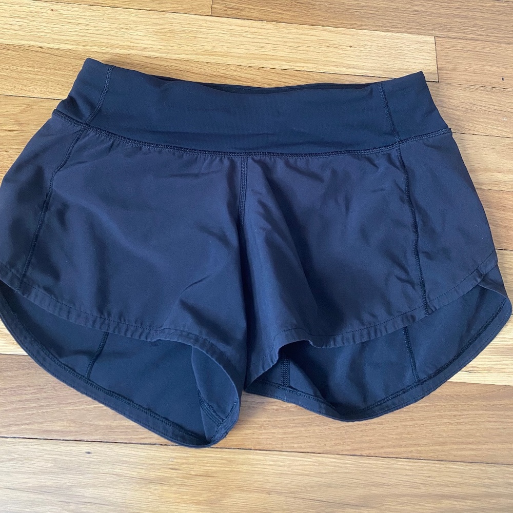 lululemon athletica Black Athletic Shorts
